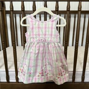 Vintage Baby Gap Embroidered Dress - 12-18M Easter